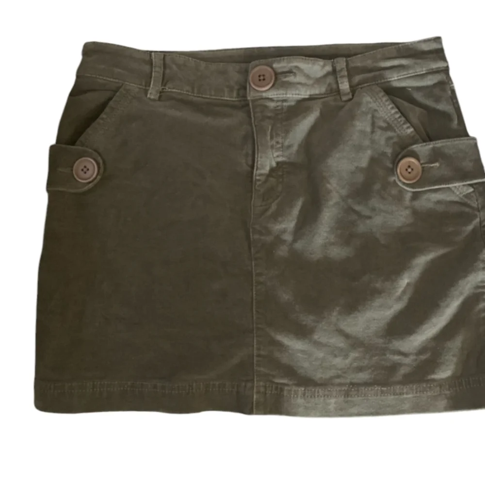 Copper key Army Green Skirt - Picture 1 of 4